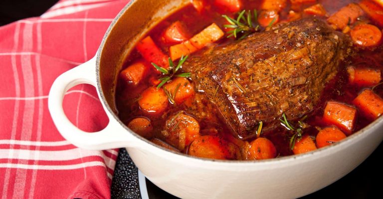 The Best Pot Roast Ever with Carrots and Caramelized Onions